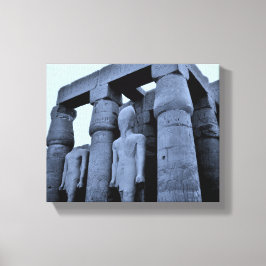 Kings op Karnak Canvas Afdruk