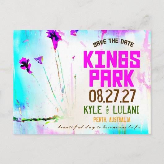 KINGS PARK Destination Briefkaart (Voorkant)