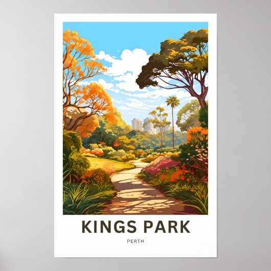 Kings Park Perth Reisprint Poster (Voorkant)