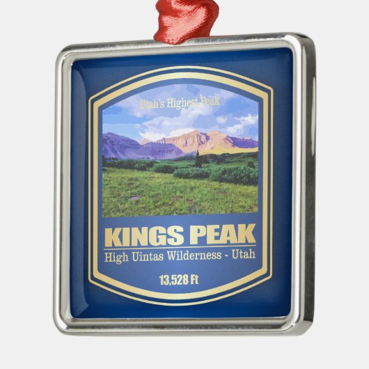 Kings Peak (PF) Metalen Ornament (Links)