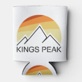 Kings Peak Utah Retro Blikjeskoeler (Voorkant)