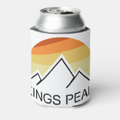 Kings Peak Utah Retro Blikjeskoeler (Blikje Achterkant)