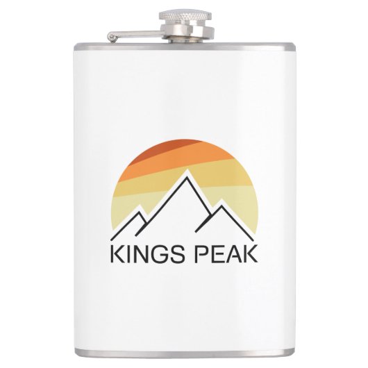 Kings Peak Utah Retro Heupfles (Voorkant)