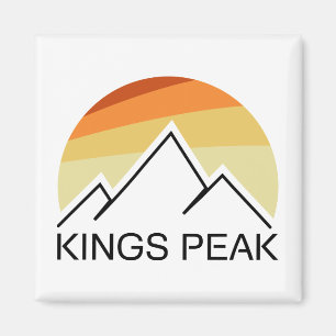 Kings Peak Utah Retro Magneet
