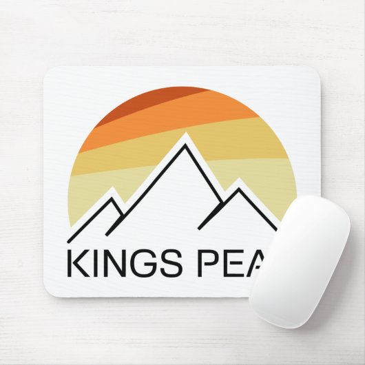 Kings Peak Utah Retro Muismat (Met muis)