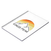 Kings Peak Utah Retro Notitieboek (Linkerzijde)