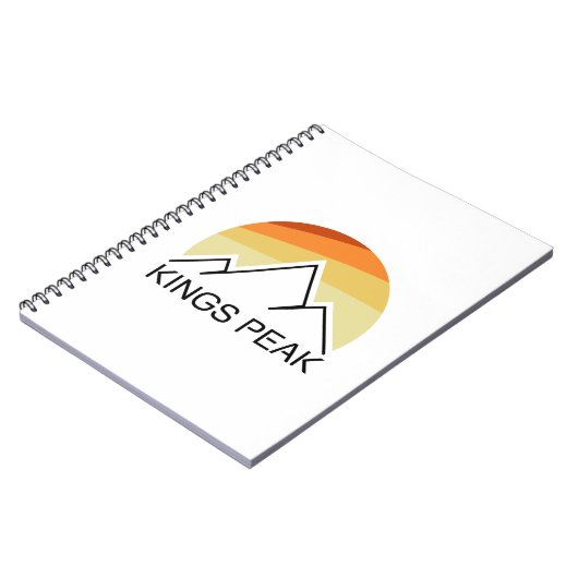 Kings Peak Utah Retro Notitieboek (Linkerzijde)