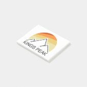Kings Peak Utah Retro Post-it® Notes (Schuin)