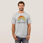 Kings Peak Utah Retro T-shirt (Voorkant volledig)