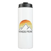 Kings Peak Utah Retro Thermosbeker (Voorkant)