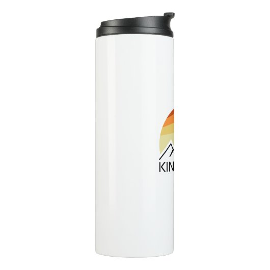 Kings Peak Utah Retro Thermosbeker (Gedraaid links)