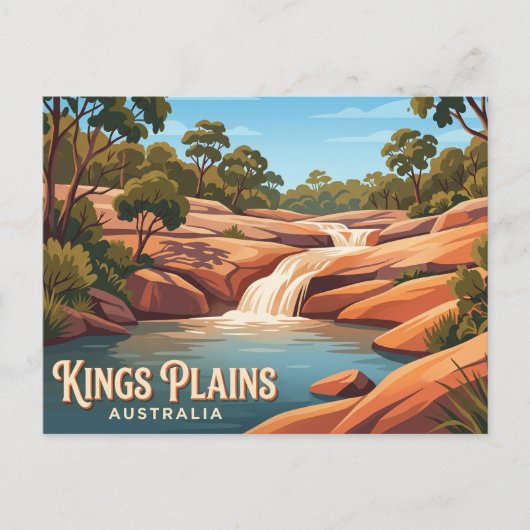 Kings Plains Nationaal Park Australië Briefkaart (Voorkant)