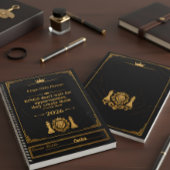 Kings Planner 2026 - Aanpasbare Naam | Luxe Bl