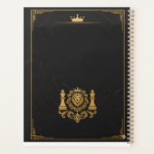 Kings Planner 2026 - Customizable Name | Luxury Bl (Achterkant)