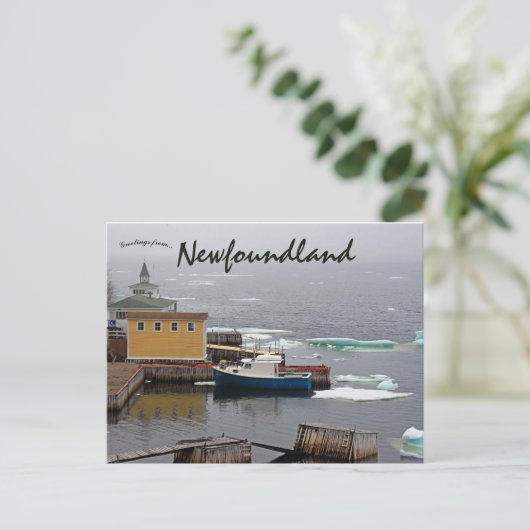 King's Point Newfoundland Canada Briefkaart (Staand voorkant)