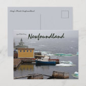 King's Point Newfoundland Canada Briefkaart (Voorkant / Achterkant)