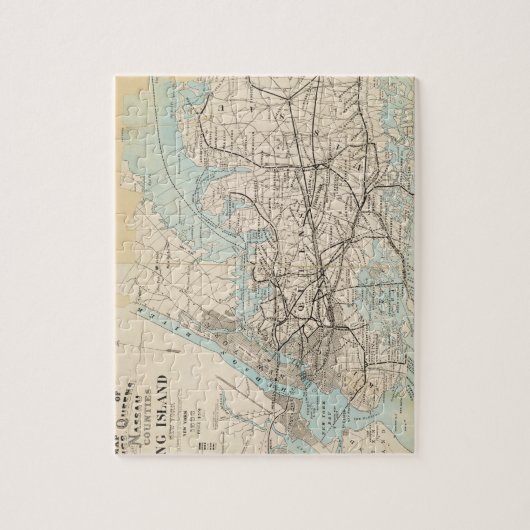 Kings, Queens, Long Island Legpuzzel (Verticaal)