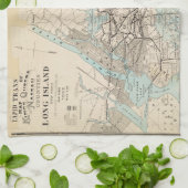 Kings, Queens, Long Island Theedoek (Gevouwen)