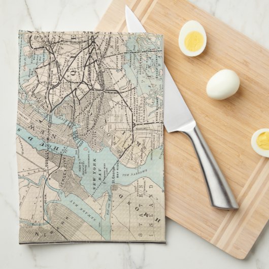 Kings, Queens, Long Island Theedoek (Quarter Fold)