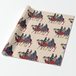 Kings reizen naar Baby Jesus Cadeaupapier