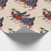 Kings reizen naar Baby Jesus Cadeaupapier (Hoek)