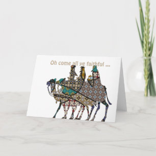 Kings reizen naar Baby Jesus Kaart