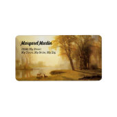 Kings River Canyon 1868  adres Etiket (Voorkant)