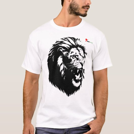 King's Roar - Een brullende leeuw T-shirt (Voorkant)