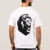 King's Roar - Een brullende leeuw T-shirt (Achterkant)