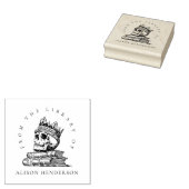 King's Skull Custom uit de bibliotheek van Rubberstempel (Gestempeld)