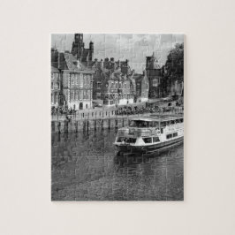 Kings Staithe in de stad York. Legpuzzel