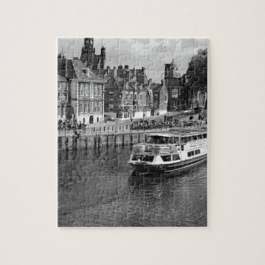 Kings Staithe in de stad York. Legpuzzel (Verticaal)