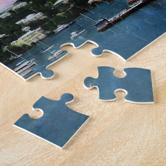 King's Wharf Bermuda Harbor Sunrise Legpuzzel (Zijkant)