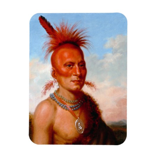 King's "Wied Chief" magneet (Verticaal)