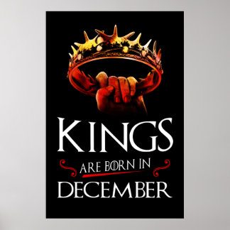 Kings wordt geboren in december poster