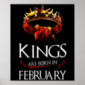 Kings wordt geboren in februari poster (Voorkant)