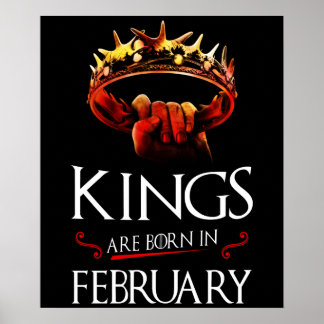Kings wordt geboren in februari poster