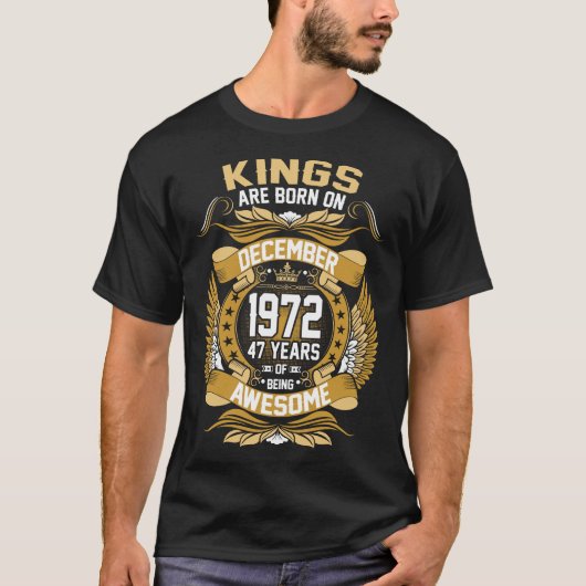 Kings wordt geboren op 47-jarig shirt van december (Voorkant)