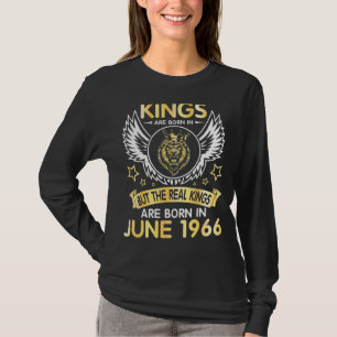 Kings wordt in juni geboren, maar de echte koninge t-shirt