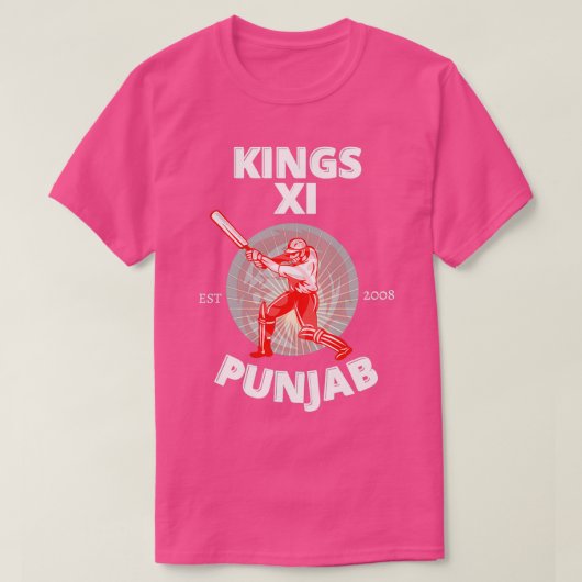 Kings XI Punjab T-shirt (Design voorkant)
