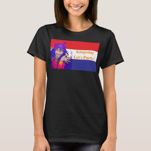 Kingsdag anime t-shirt (Voorkant)