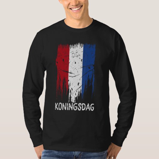 Kingsday T-Shirt Amsterdam Koningsdag Kings Day Ni (Voorkant)