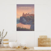 Kingsgate Bay Broadstairs Kust Reisposter Poster (Keuken)