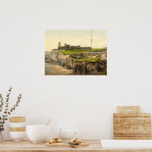 Kingsgate Castle, Margate, Kent, Engeland Poster (Keuken)