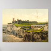Kingsgate Castle, Margate, Kent, Engeland Poster (Voorkant)