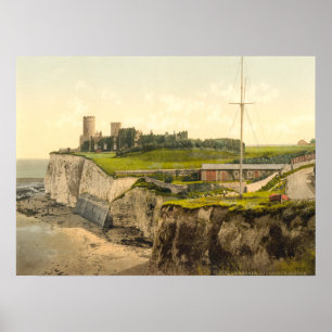Kingsgate Castle, Margate, Kent, Engeland Poster