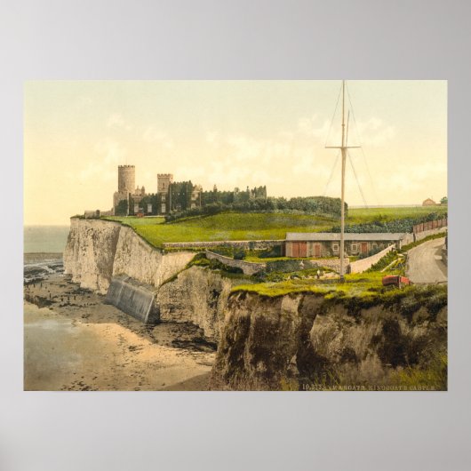 Kingsgate Castle, Margate, Kent, Engeland Poster (Voorkant)