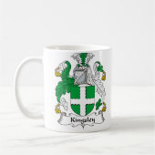 Kingsley Family Crest Koffiemok (Links)