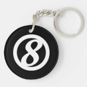 Kingsley's Keys naar het Koninkrijk Sleutelhanger (Achterkant)