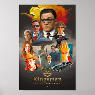 Kingsman: De gouden cirkel Poster
